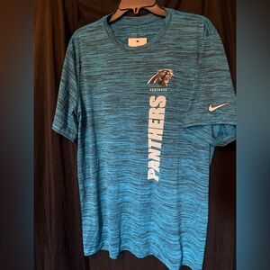 NFL Panthers Blue Short Sleeve Tees